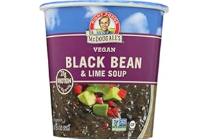 Dr Mcdougalls 39609 Black Bean With Lime Big Soup Cup