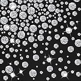 420 PCS Sew On Rhinestones, PAGOW Sewing Rhinestones with Silver Claw, Embellishments for Wedding Dress, Bags, Shoes (10mm, 8mm, 7mm, 5mm, 4.5mm, 3.5mm and 3mm Diameter)