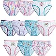 Disney Girls' Pixar Toy Story 100% Cotton Panties with Bo Peep, Jessie, Woody, Forky and More in Sizes 2/3t, 4t, 4, 6 & 8