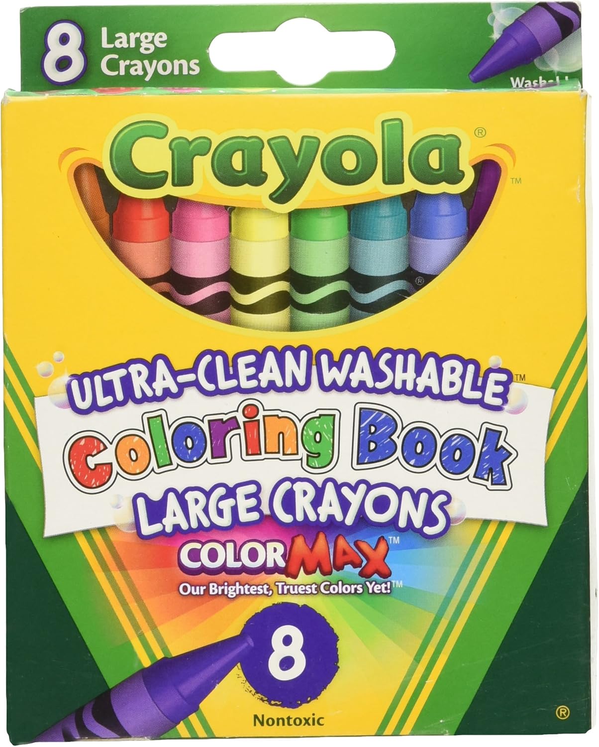 Crayola Coloring Book Washable Crayons8/Pkg Amazon.co.uk Kitchen & Home