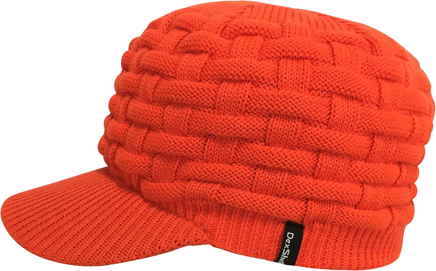 DexShell Waterproof Orange Peaked Beanie Hat (for Hunting): Clothing