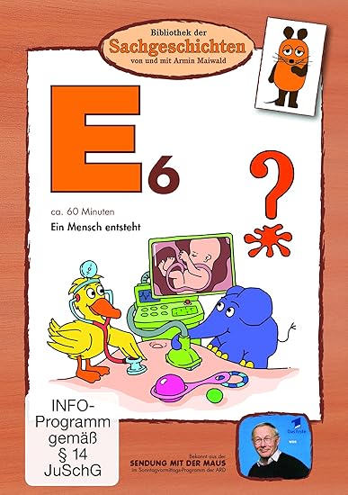 Bibliothek Der Sachgeschichten E6 Ein Mensch Entsteht Amazon De Armin Maiwald Armin Maiwald Dvd Blu Ray
