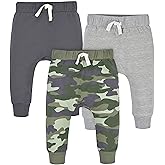 Gerber Baby-Boys Toddler 3-Pack Jogger Pants