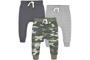 Gerber Baby-Boys Toddler 3-Pack Jogger Pants