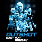WINMAU Outshot Dart Mat with Throw Line for Soft Tip and Steel Tip view 5