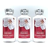 Bath and Body Works Japanese Cherry Blossom Body Lotions Set of 3 X 8 Fl Oz Bottles