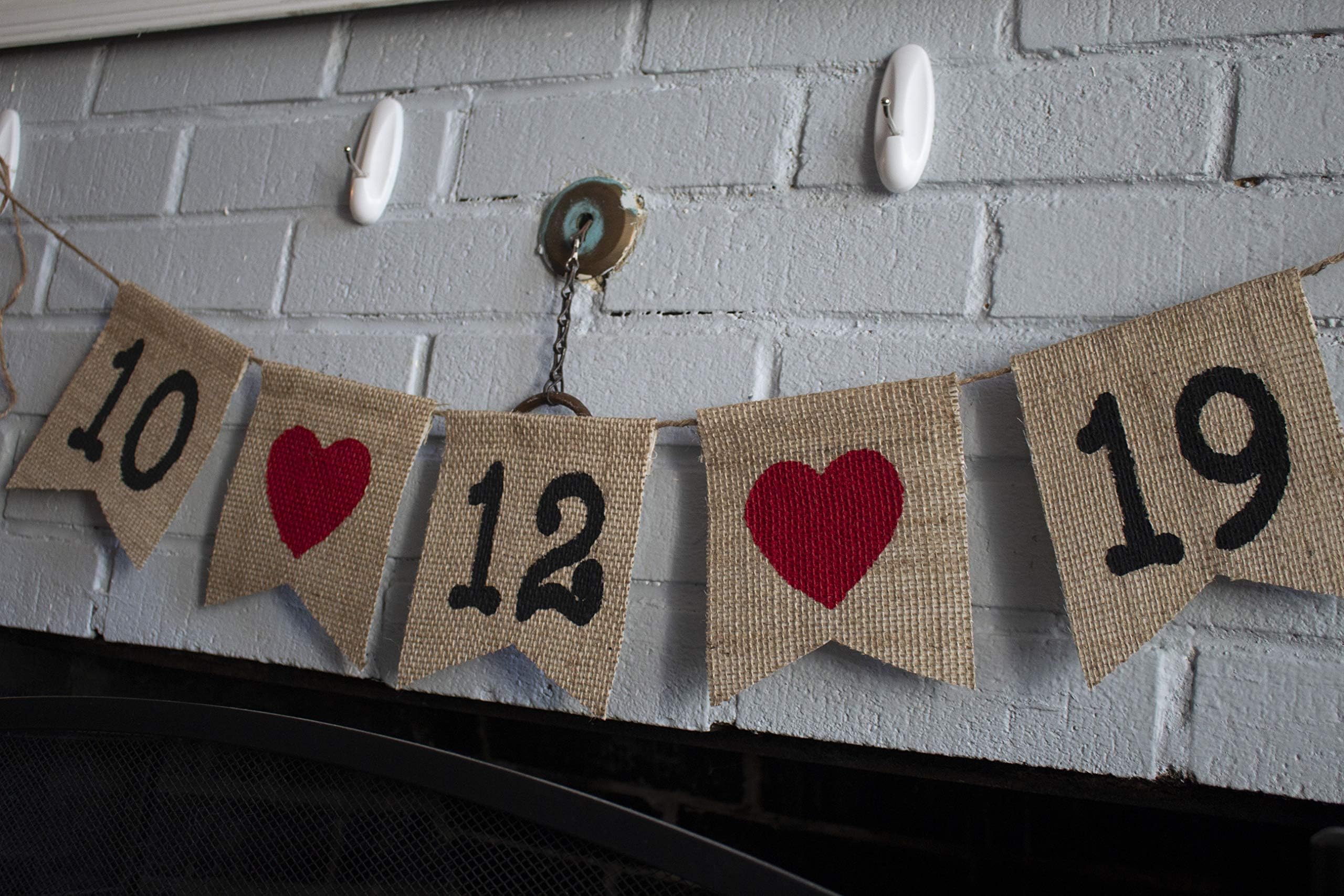 Save the Date Wedding Reception Burlap Banner Photography Prop