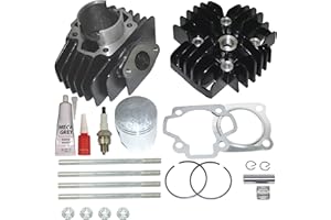 ZOOM ZOOM PARTS BIG BORE KIT SET FOR YAMAHA PW50 60CC CYLINDER PISTON GASKET HEAD TOP END 1981 82 83 84 85 86 87 88 89 90 91 92 93 94 95 9697 98 99 00 01 02 03 04 05 06 07 08 2009