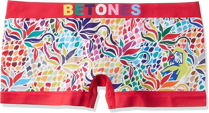 Amazon Co Jp Betones ビトーンズ レディース ボクサーパンツ Pine 遊びゴコロとpopなデザインと最高の履き心地 ローライズ アンダーウェア ショーツ ハワイ ヴィンテージ アロハ パイナップル フルーツ 女性 ペア インナー 女性下着 ギフト 下着 誕生日 プレゼント