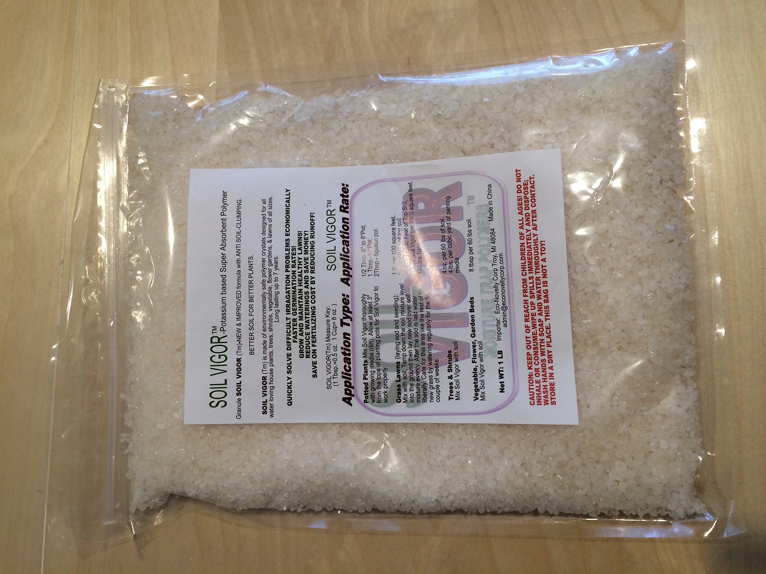 3LBS Large Water absorbing crystal,polymer, soil moist 2-4mm