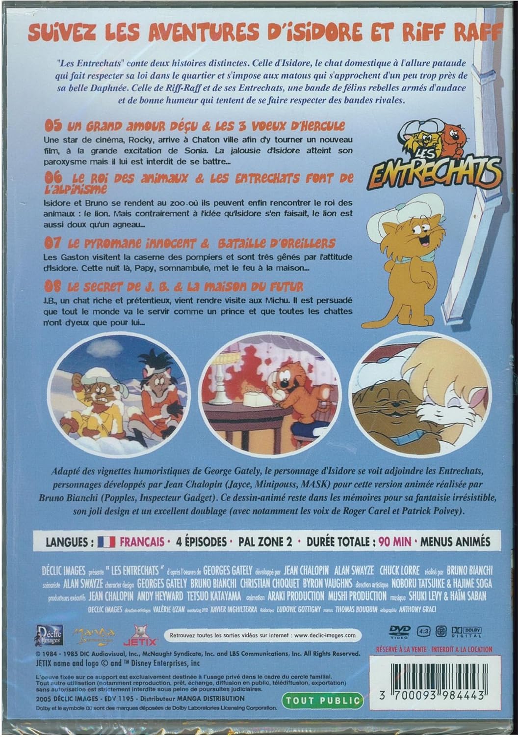 Coffret Les Entrechats Vol 2 Amazon Ca Dvd