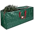 Zober Large Christmas Tree Storage Bag - Fits Up to 9 ft Tall Holiday Artificial Disassembled Trees with Durable Reinforced H