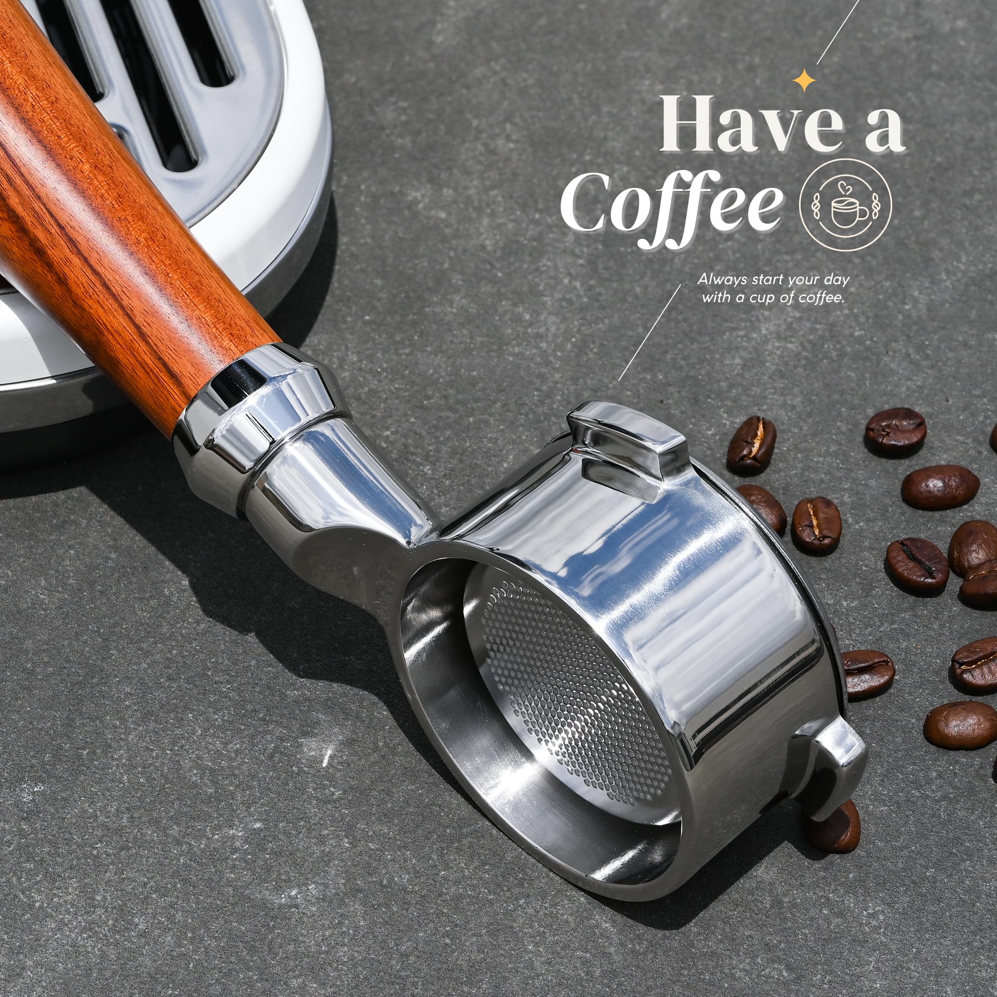 Breville Portafilter 54mm With Puck Screen Compatible With Sage