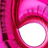 Unique Pink Number 9 Foil Balloon 86cm Large 1 Piece Birthday Party view 2