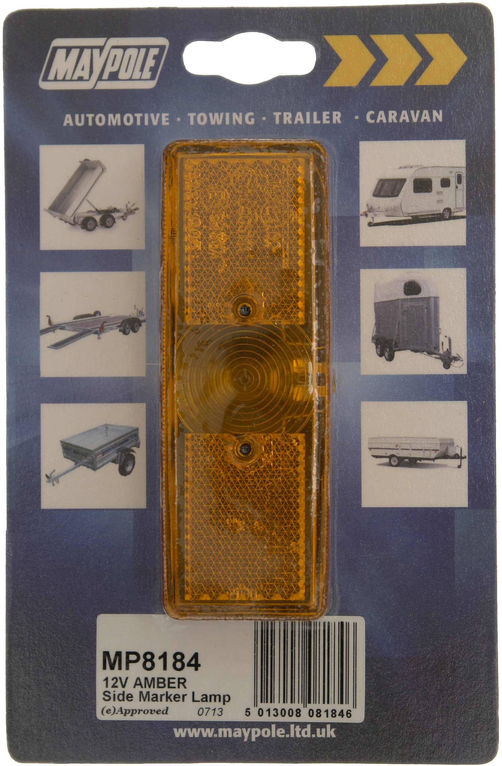 Maypole 8184 Amber Side Marker Lamp 12 V