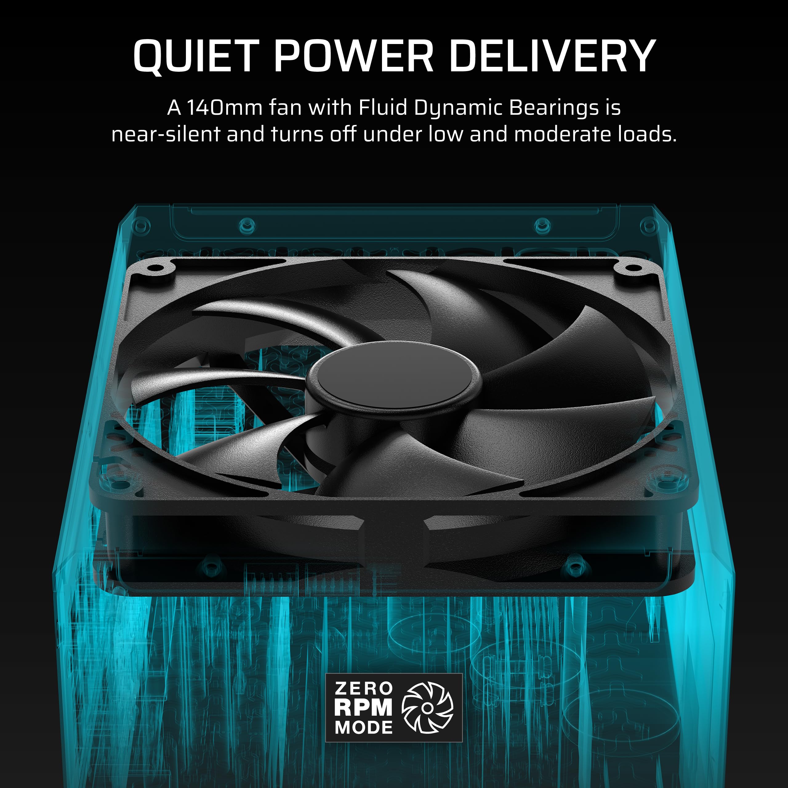 Corsair Hx1500I Shift Fully Modular Atx Power Supply – Built-In Icue Link System Hub, Dual Native 12V-2X6 Cable, Atx 3.1 &Amp; Pcie 5.1, Side-Mounted Connectors, Cybenetics Platinum – Black - View 6