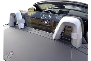WINDBLOX #1 Ranked Wind Deflector Windscreen Windstop Windblocker, Smoke Tint and Lexan, Compatible with BMW Z4 2009 - Now