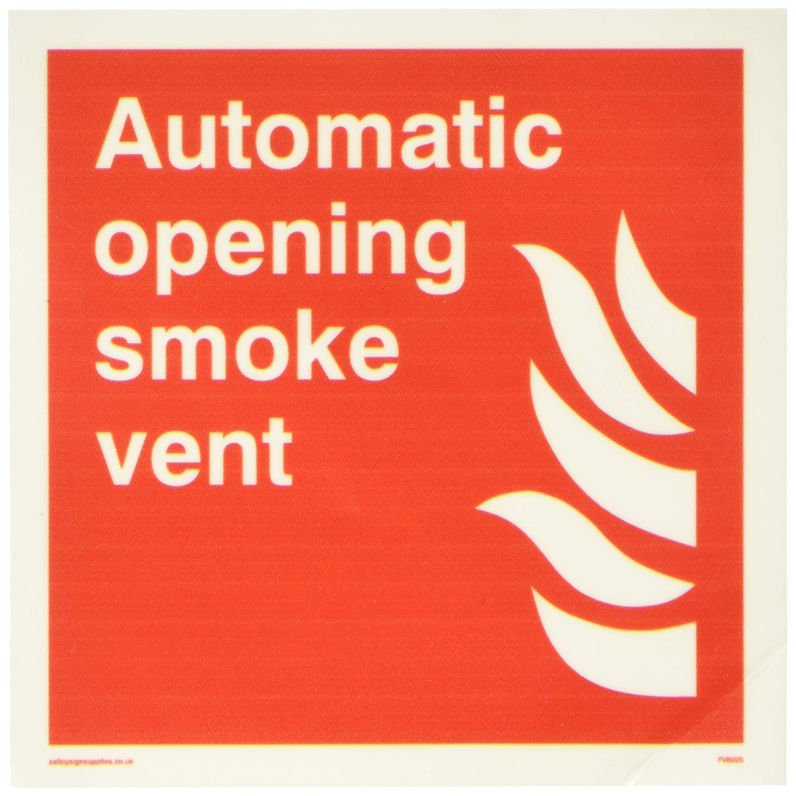Automatic opening smoke vent