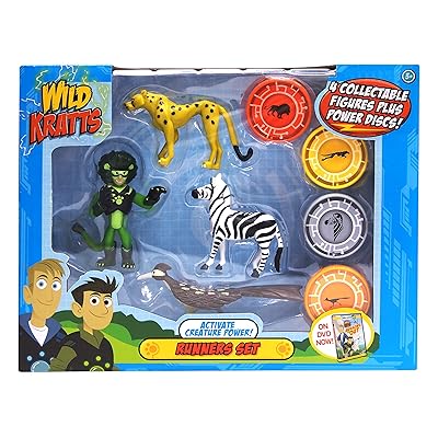 Wild Kratts 4-Pack Action Figure Set - Activate Creature Power - Runners