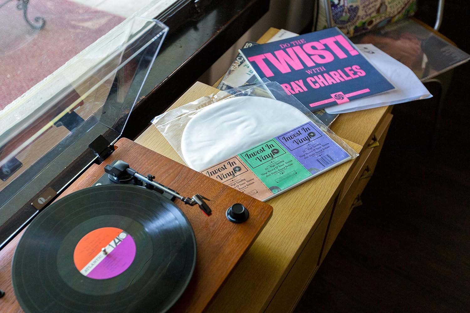 50 LP Inner Sleeves Anti Static Round Bottom 33 RPM 12" Vinyl Record Sleeves Provide Your LP Collection with The Proper Protection - Invest In Vinyl: Electronics