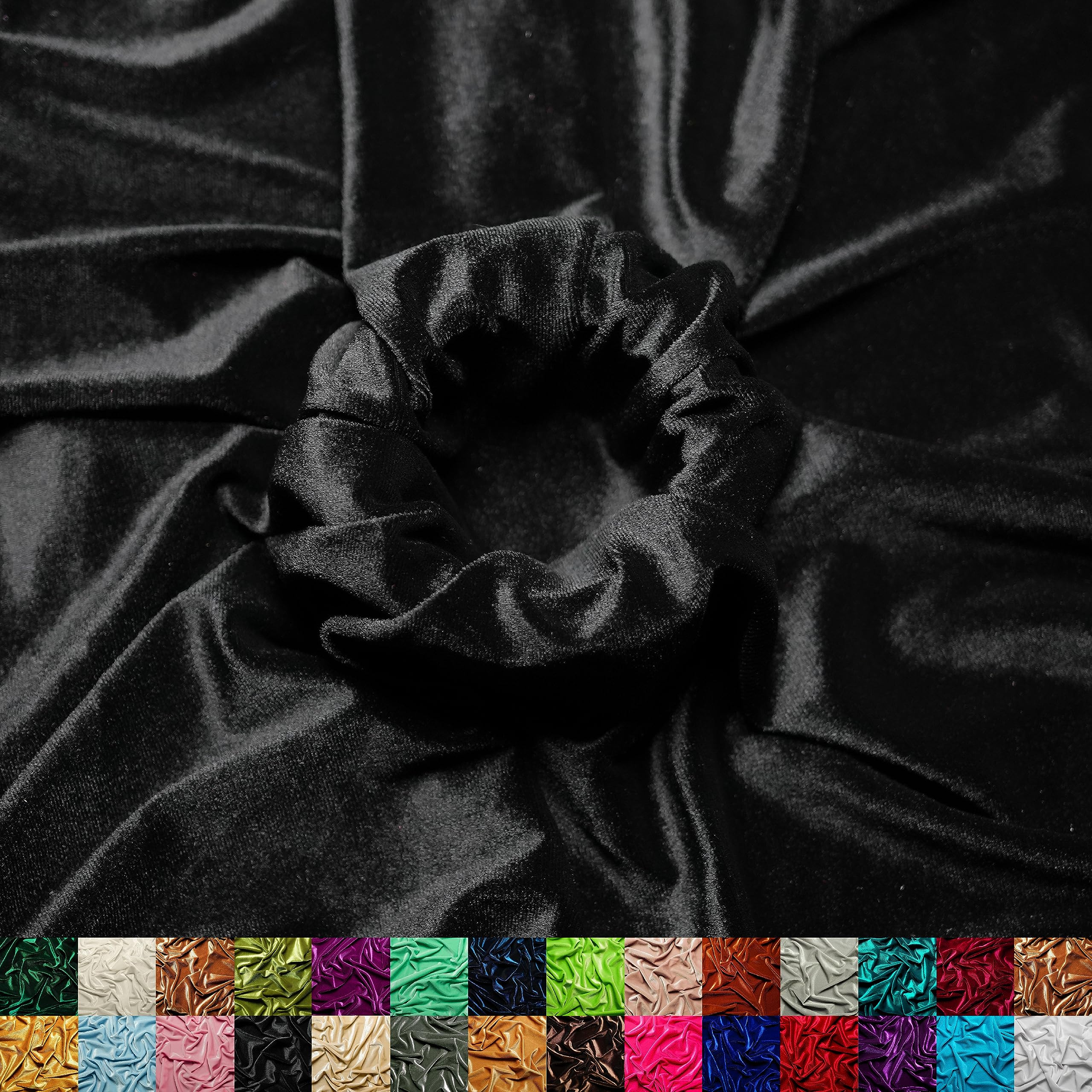 Ice Fabrics Stretch Velvet Fabric by The Yard