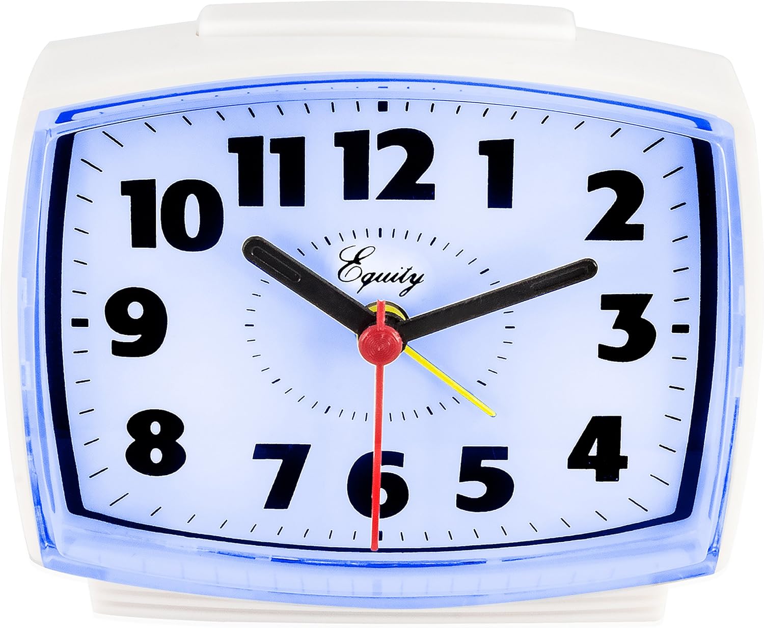 Equity by La Crosse 0 33100 Electric Alarm Clock with Lighted Dial, Pack of 1, White
