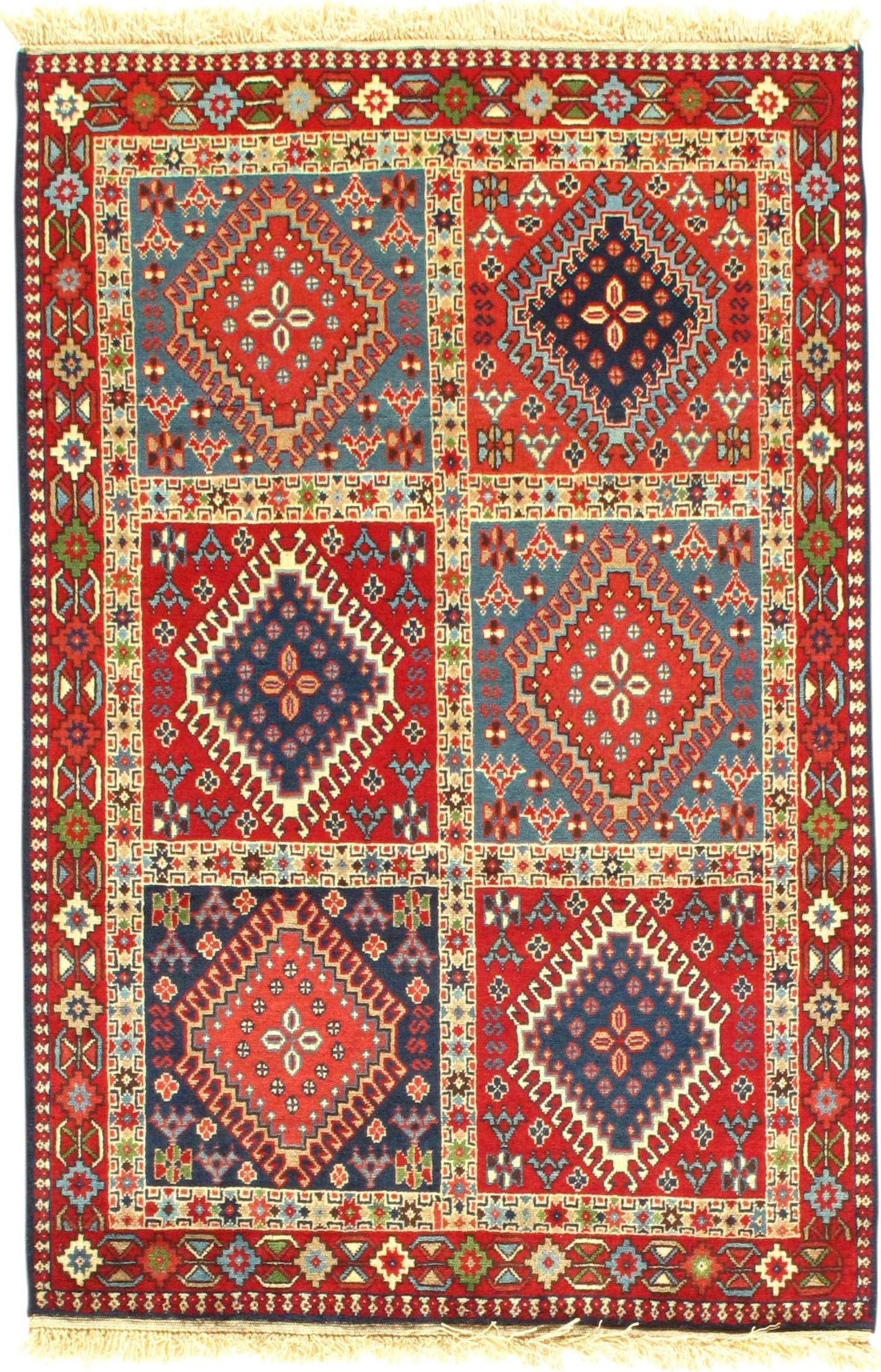 Pasargad DC AliAbad Persian Yalameh Rug - 3'3" x 4'11",red,Iran