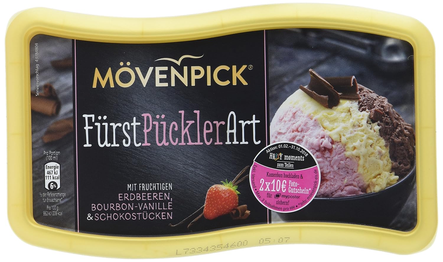 Mövenpick Fürst Pückler Art, 900 ml (Tiefgefroren): Amazon.de ...