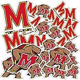 Desert Cactus University of Maryland Sticker Terrapins UMD Terps Vinyl Decals Laptop Water Bottle Car Scrapbook Sheet T1 (Type 1-1)