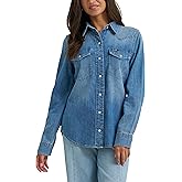 Wrangler Women's Vintage Denim Snap Shirt