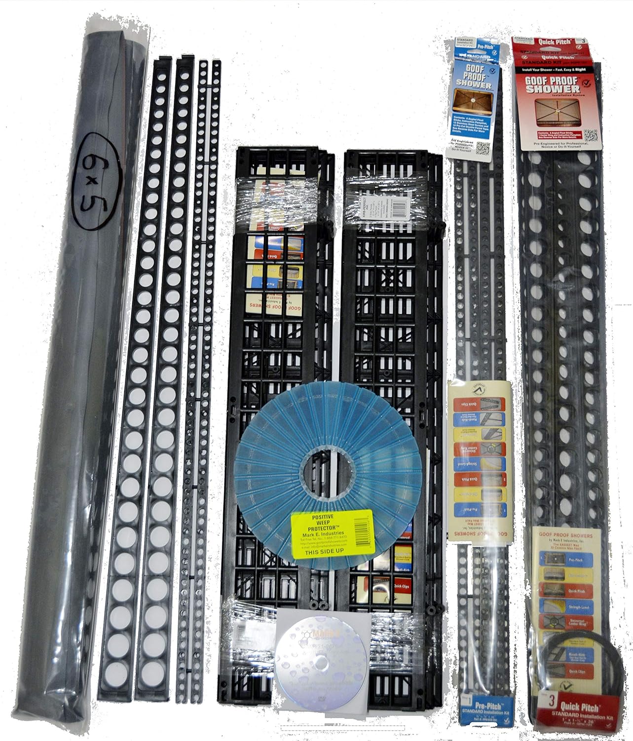 Standard Shower Kit 6 in 1 with 2 Extra PrePitch Sticks "STD201