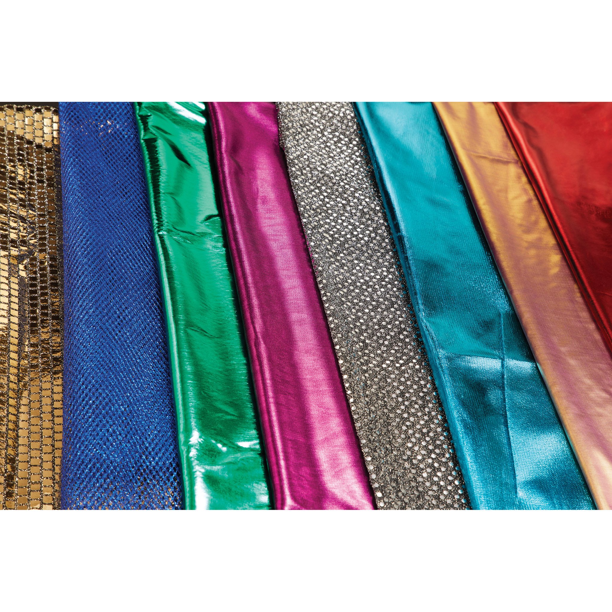 Springboard Super Value Metallic Collage Fabric Pieces (Pack of 8)