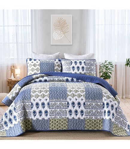 Julia Cool Full size, over-sized Coverlet 3PC set, Luxury