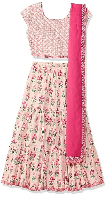 Girl's cotton Lehenga Choli