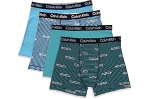 Calvin Klein boys Boxer Brief Underwear 4-pack
