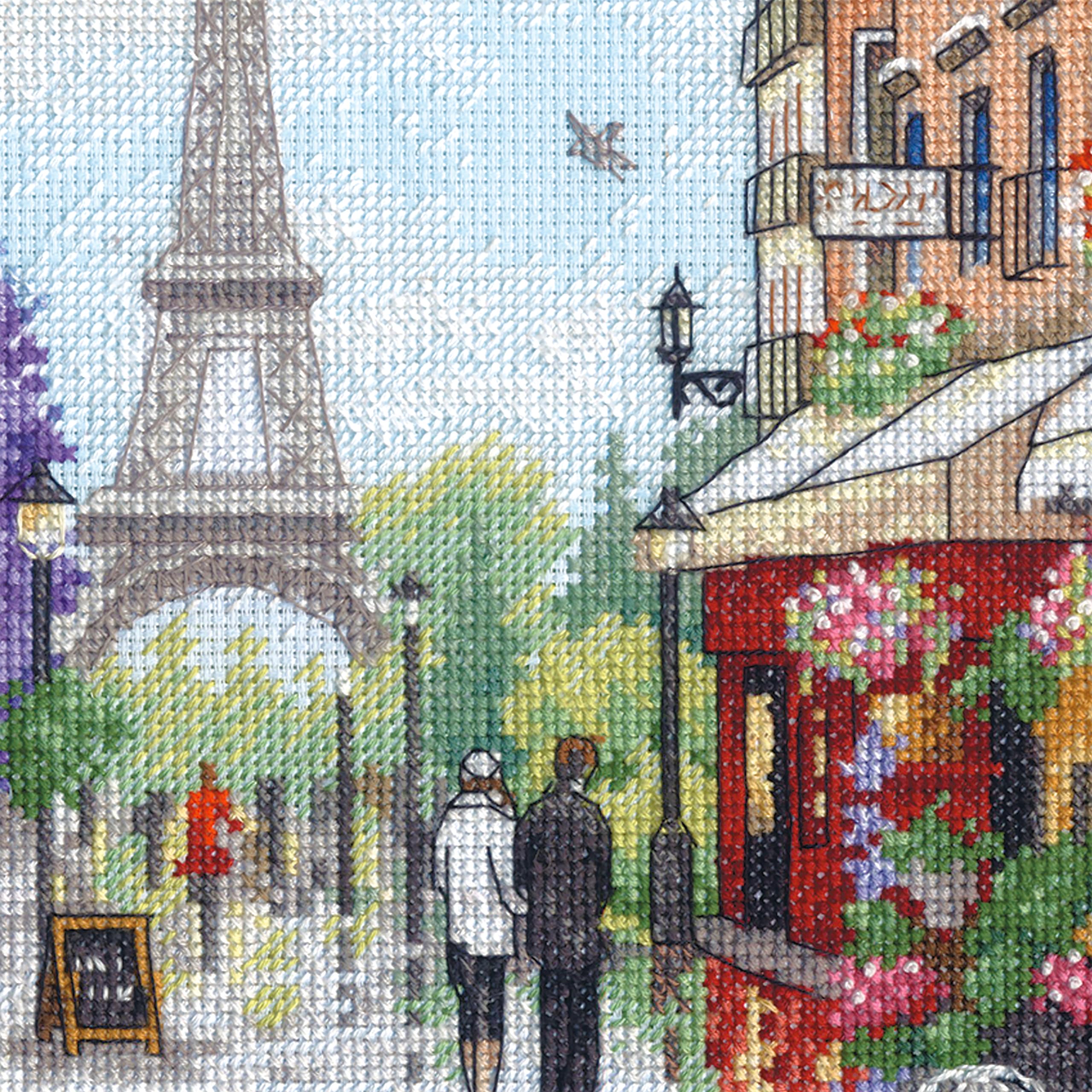 Dimensions Flowers for Sale Counted Cross Stitch Kit, 9