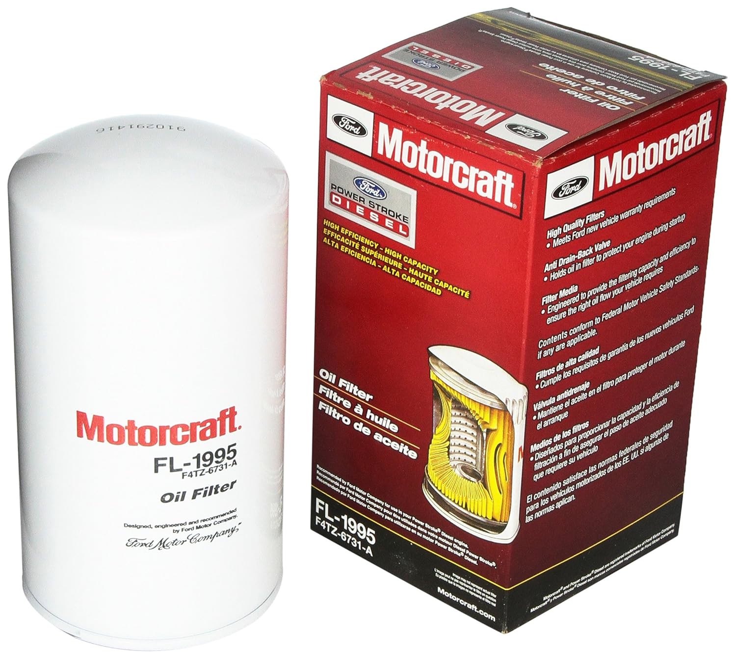 5. Motorcraft FL1995 Oil Filter