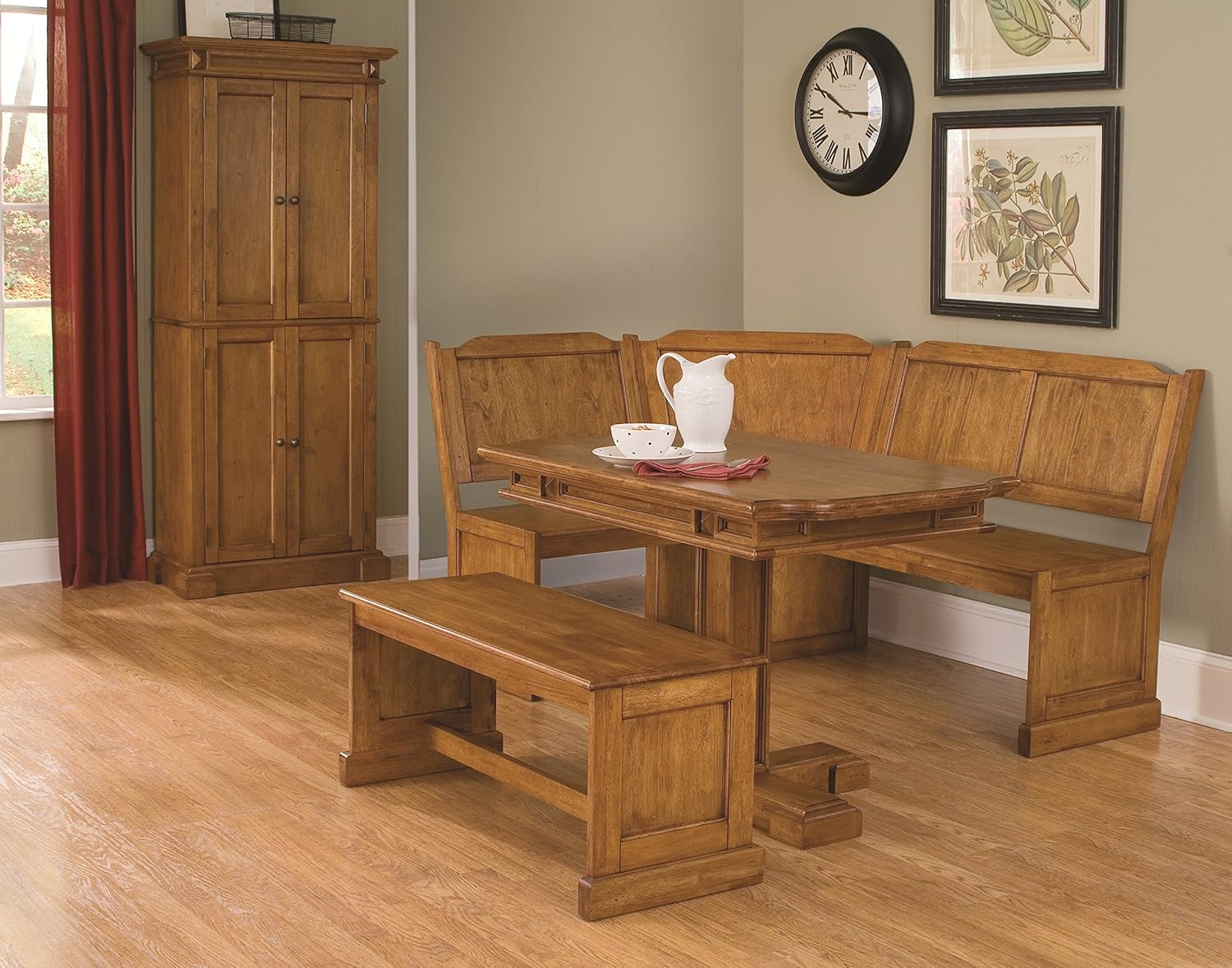 Americana Distressed Oak Pantry by Home Styles: Furniture & Decor