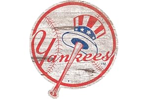 LA AUTO GEAR Yankees 24" Distressed Logo Cutout Sign