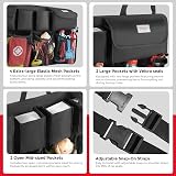 SURDOCA Car Boot Organiser 3rd Gen 7x Capacity, 600D Oxford, 4 Magic Sticks view 3