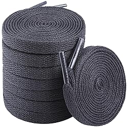Teskyer 4 Pairs of Flat Shoe Laces, Shoelaces for