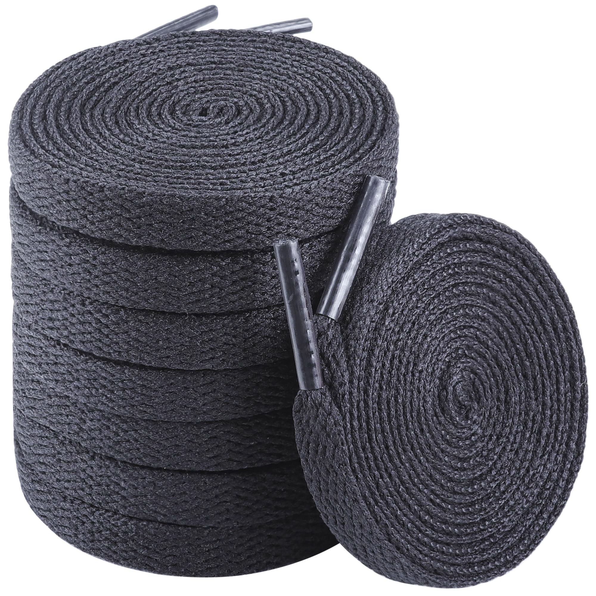 Teskyer 4 Pairs of Flat Shoe Laces, Shoelaces for
