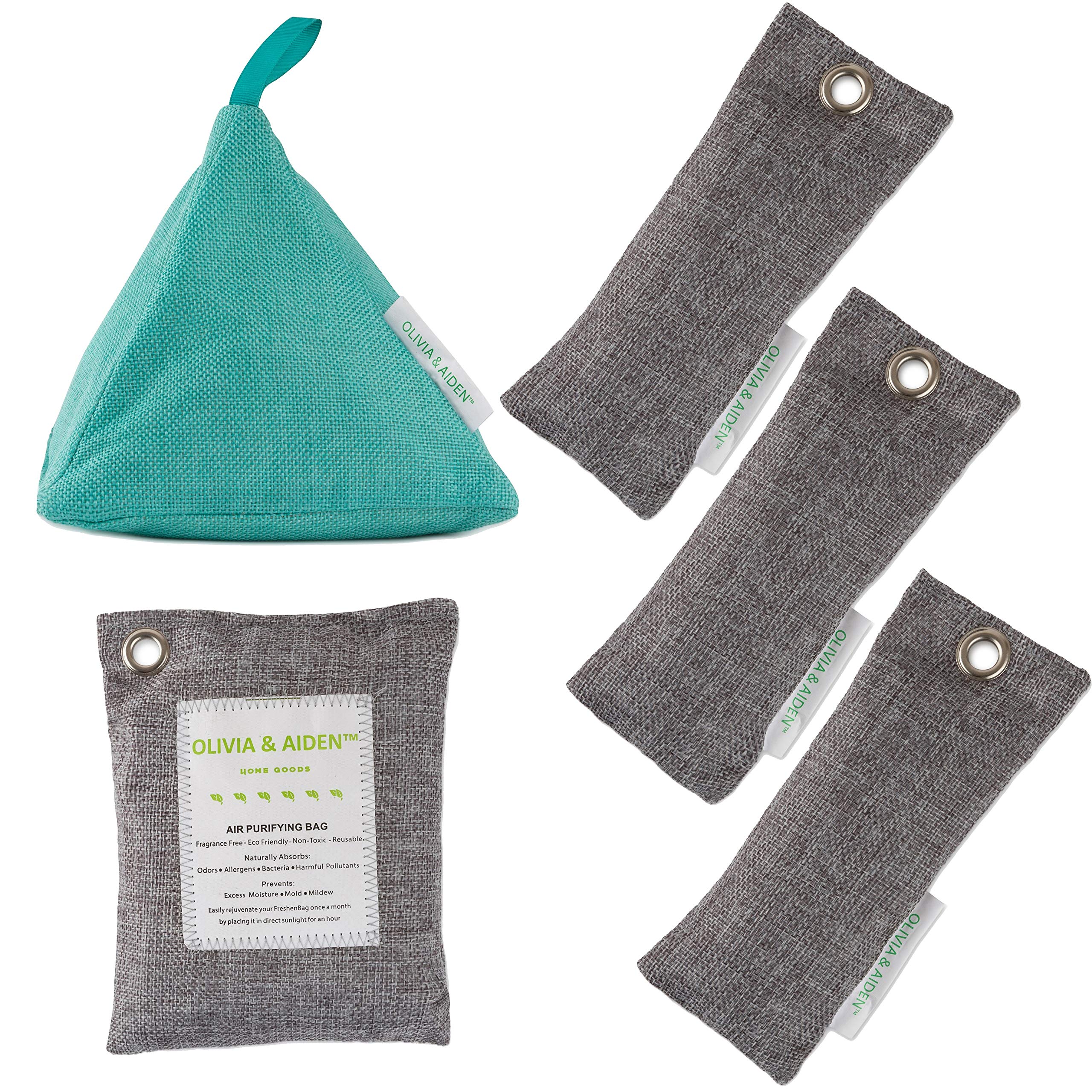 Natural Bamboo Air Fresh Purifier Activated Charcoal Odor Deodorizer 5