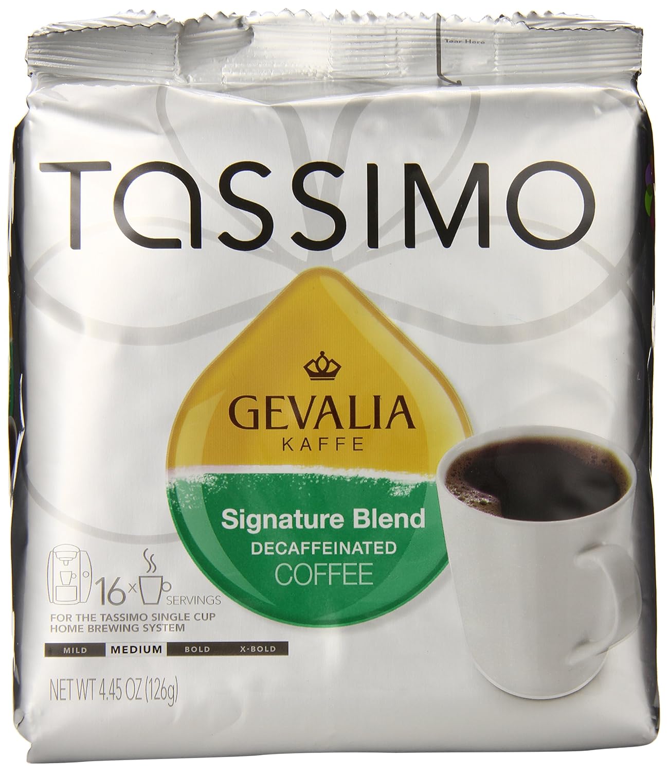 Gevalia Signature Blend Decaf Coffee, Medium Roast, T