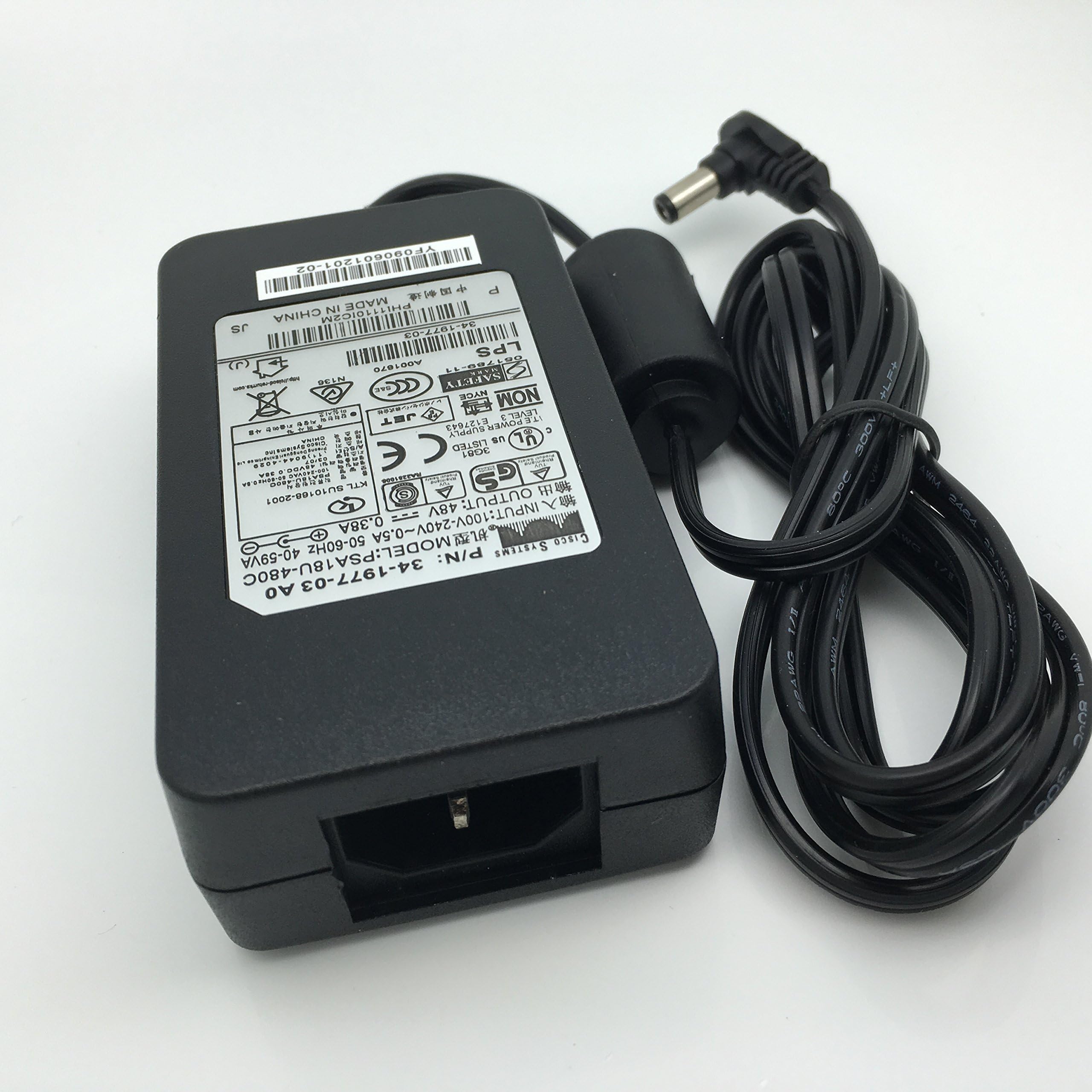 New Power Supply Adapter 48V 0.38A ADP-18PB 34-1977-03 EADP-18FB B 34-1977-05 For Delta Cisco CP-PWR-CUBE-3 6900 7900IP AIR-PWR-B AP1131G 1142N, for Aironet 1130 1140 1240 1300 Access Points