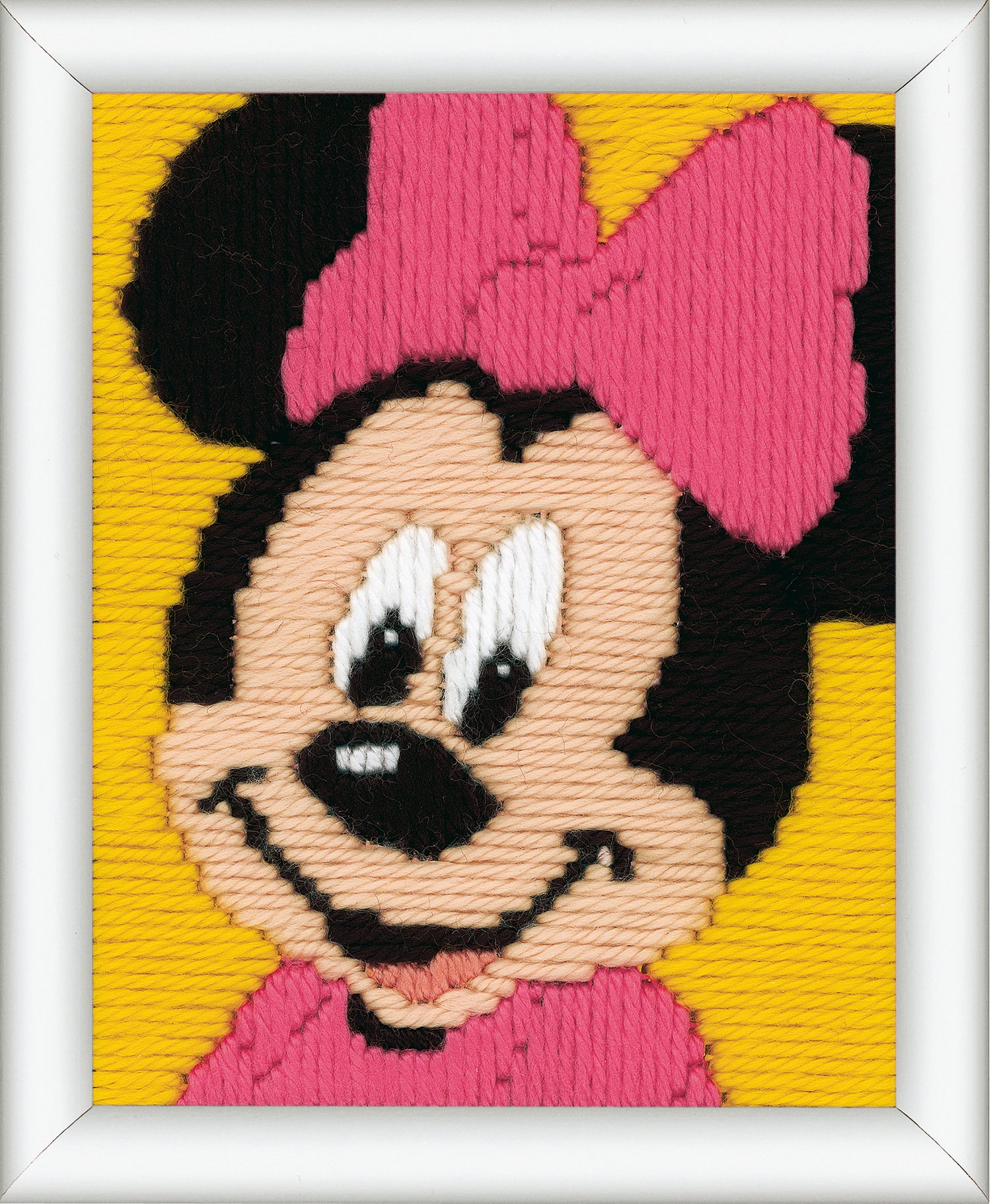 Vervaco Long Stitch: Minnie Mouse, 100% Cotton, Assorted, 40 x 3 x 20 cm