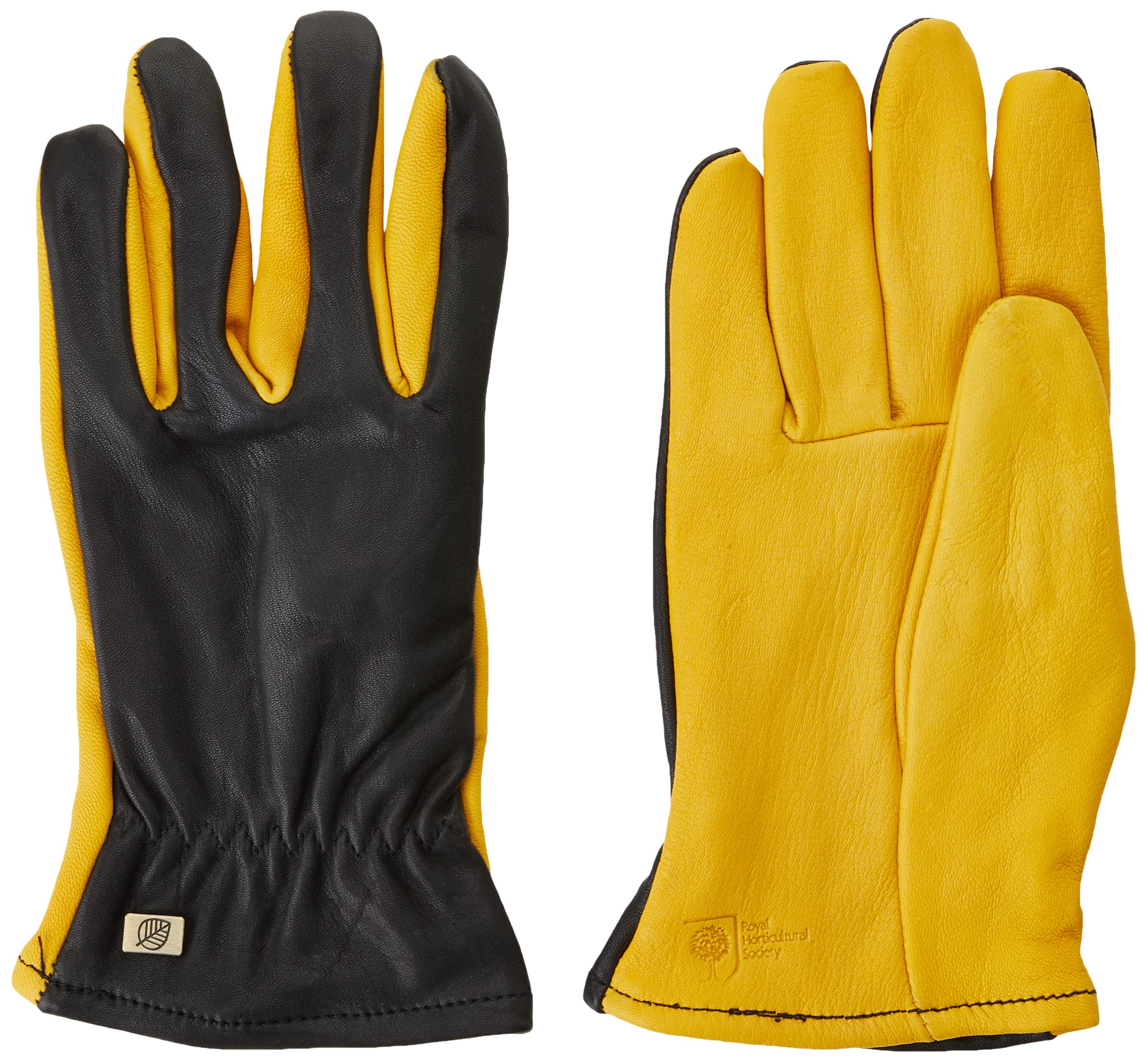 Gold Leaf DRY TOUCH Deluxe Leather Comfortable RHS Gardening Gloves - Ladies Size- Great Gift