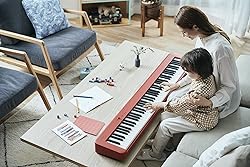 Casio 88-Key Digital Piano (CDP-S160RD) + Pyle