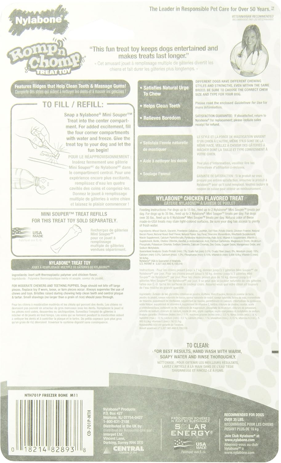 nylabone romp n chomp refills