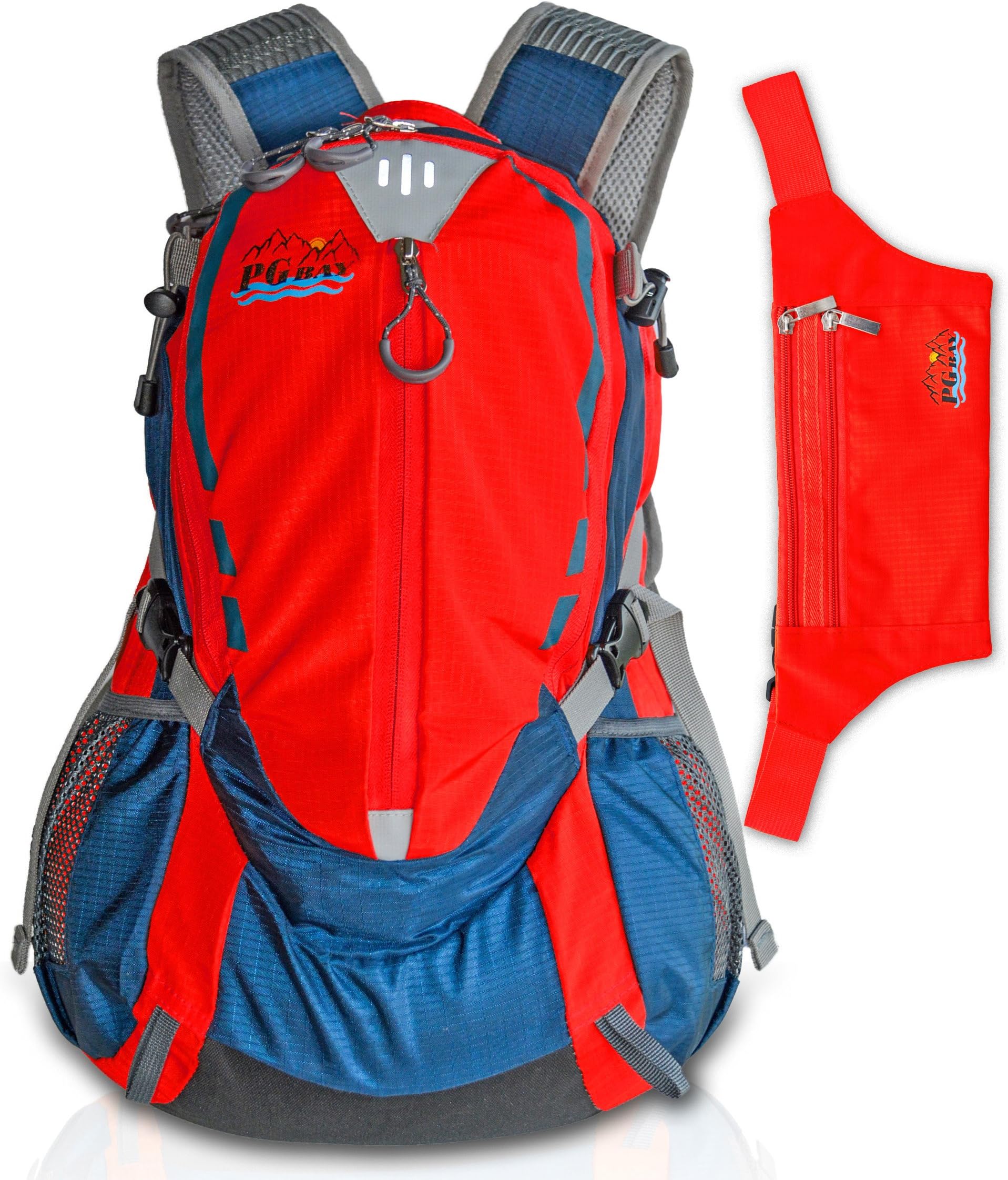 Travel Backpack & Hiking Waist Pack For Women And Men - Durable, Lightweight.